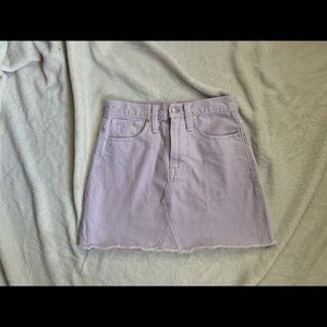 Madewell jean skirt